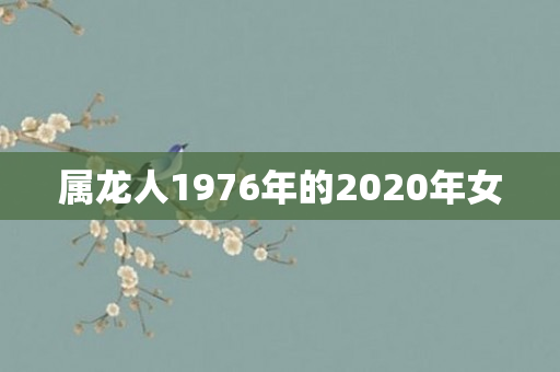 属龙人1976年的2020年女