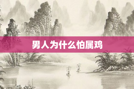 男人为什么怕属鸡