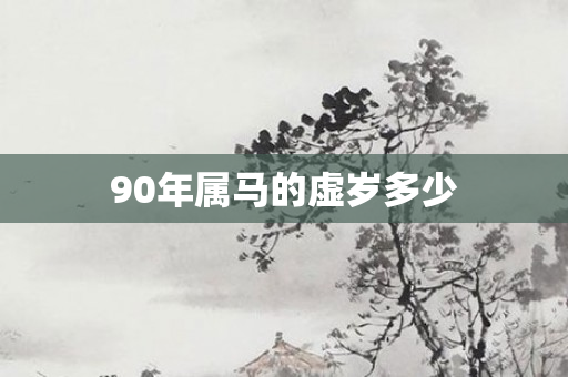 90年属马的虚岁多少
