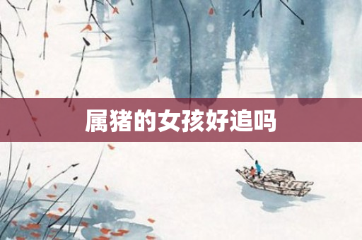 属猪的女孩好追吗