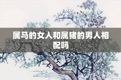 属马的女人和属猪的男人相配吗