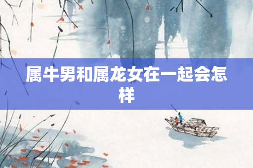 属牛男和属龙女在一起会怎样