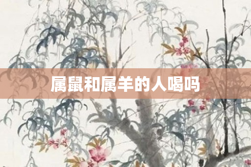 属鼠和属羊的人喝吗