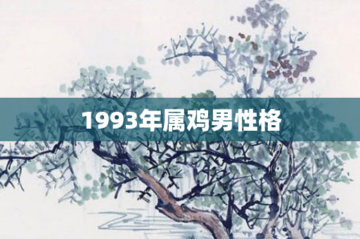 1993年属鸡男性格