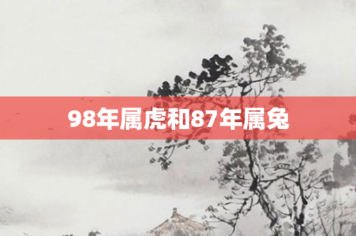 98年属虎和87年属兔