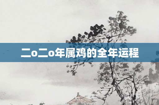 二o二o年属鸡的全年运程