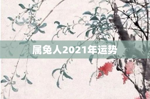 属兔人2021年运势