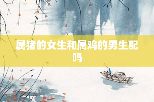 属猪的女生和属鸡的男生配吗