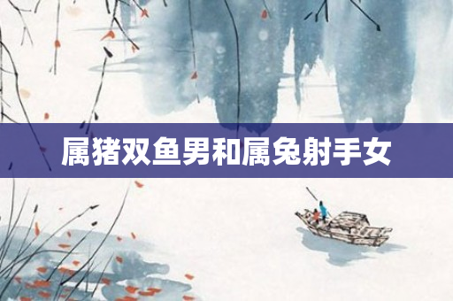 属猪双鱼男和属兔射手女