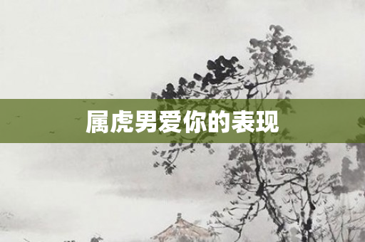 属虎男爱你的表现