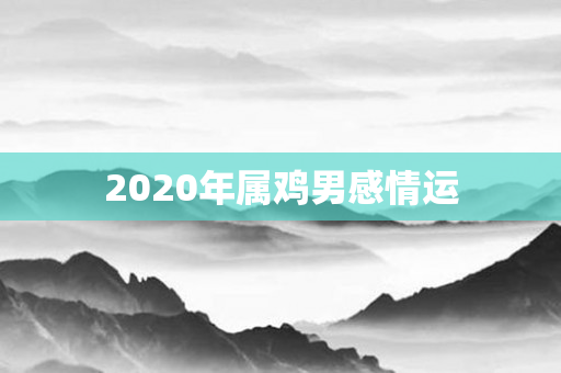 2020年属鸡男感情运