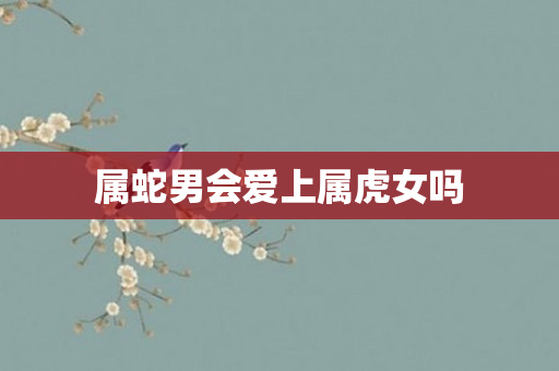 属蛇男会爱上属虎女吗