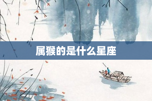 属猴的是什么星座