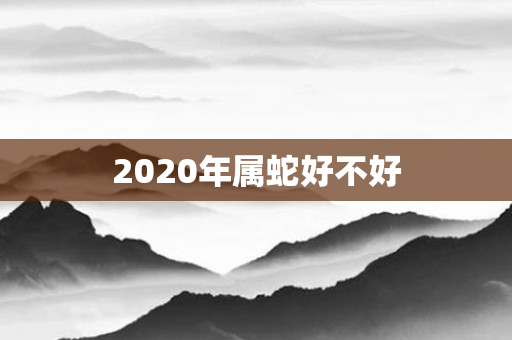 2020年属蛇好不好