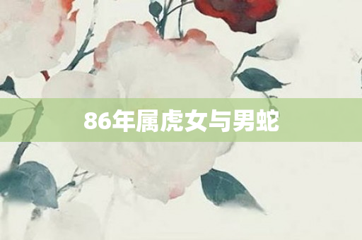 86年属虎女与男蛇