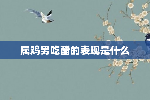 属鸡男吃醋的表现是什么