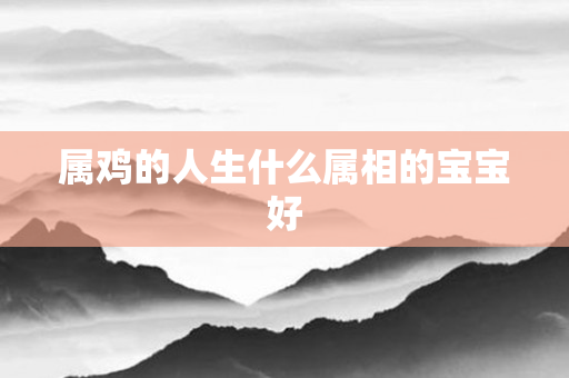 属鸡的人生什么属相的宝宝好