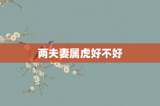 两夫妻属虎好不好