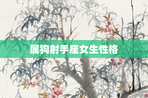 属狗射手座女生性格