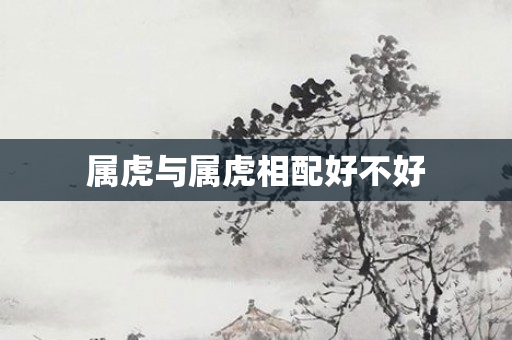 属虎与属虎相配好不好