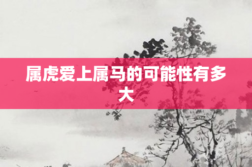 属虎爱上属马的可能性有多大