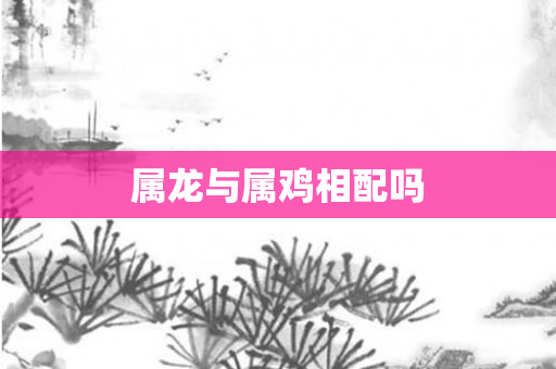属龙与属鸡相配吗