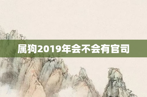 属狗2019年会不会有官司