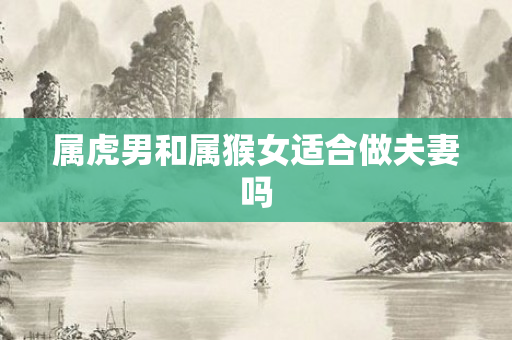 属虎男和属猴女适合做夫妻吗