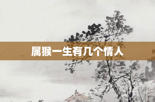 属猴一生有几个情人