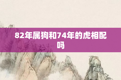 82年属狗和74年的虎相配吗