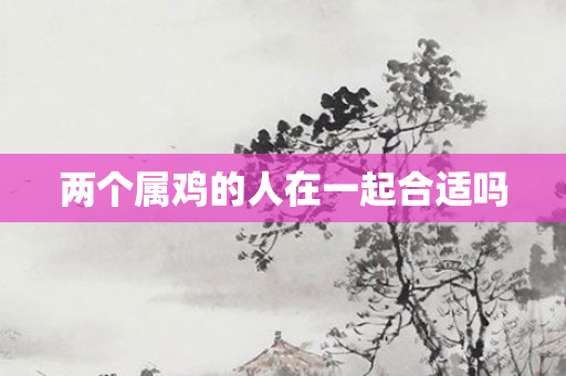 两个属鸡的人在一起合适吗