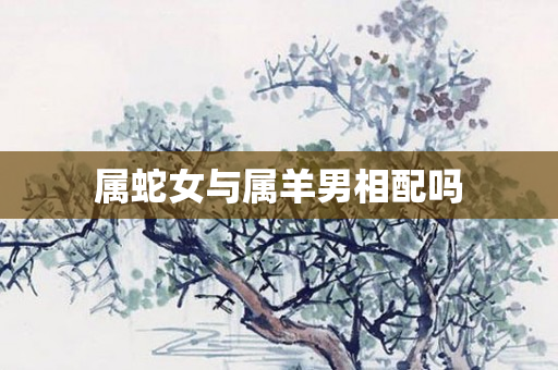 属蛇女与属羊男相配吗