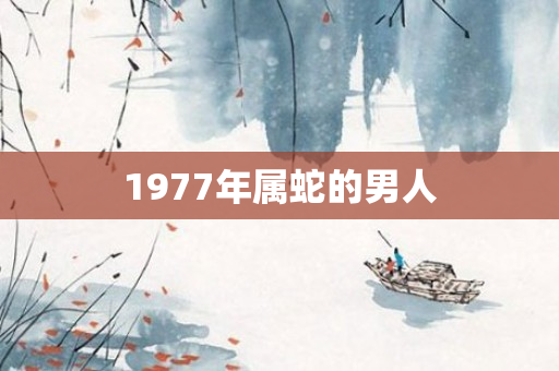 1977年属蛇的男人