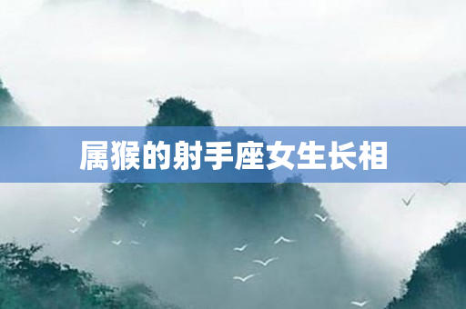 属猴的射手座女生长相