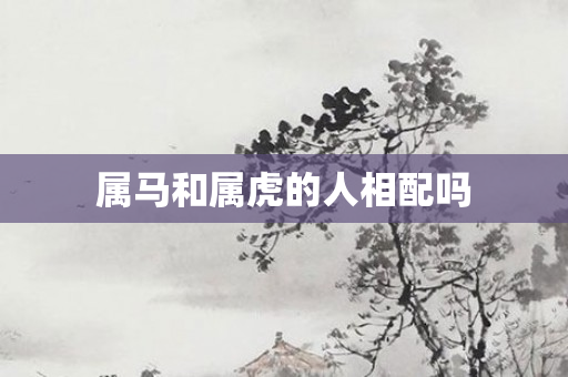 属马和属虎的人相配吗