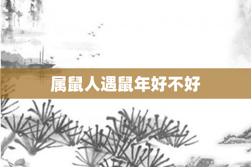 属鼠人遇鼠年好不好